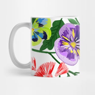 Pansy Delta Flora Mug